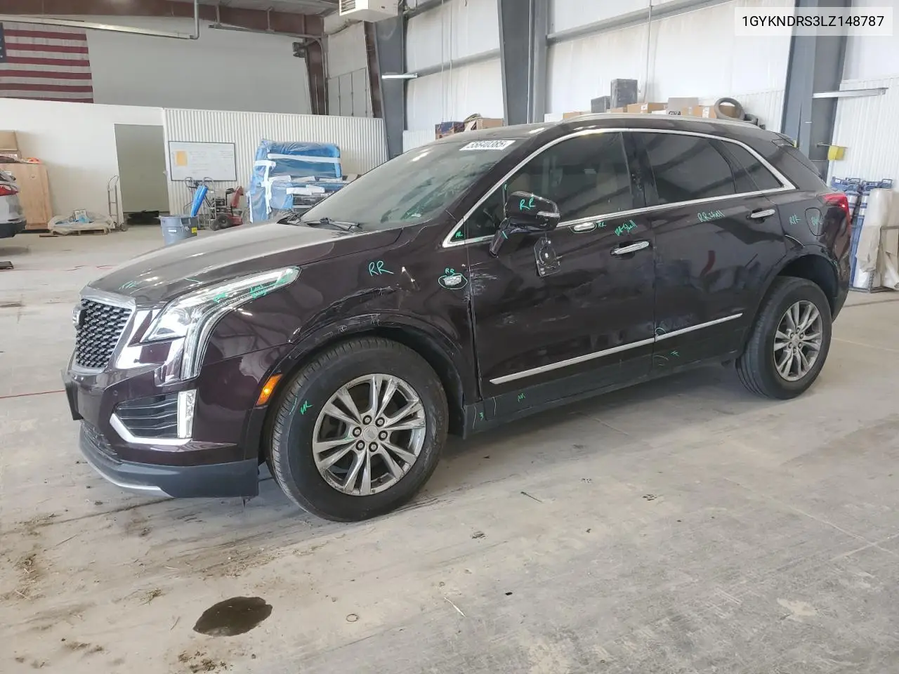 2020 Cadillac Xt5 Premium Luxury VIN: 1GYKNDRS3LZ148787 Lot: 55640385