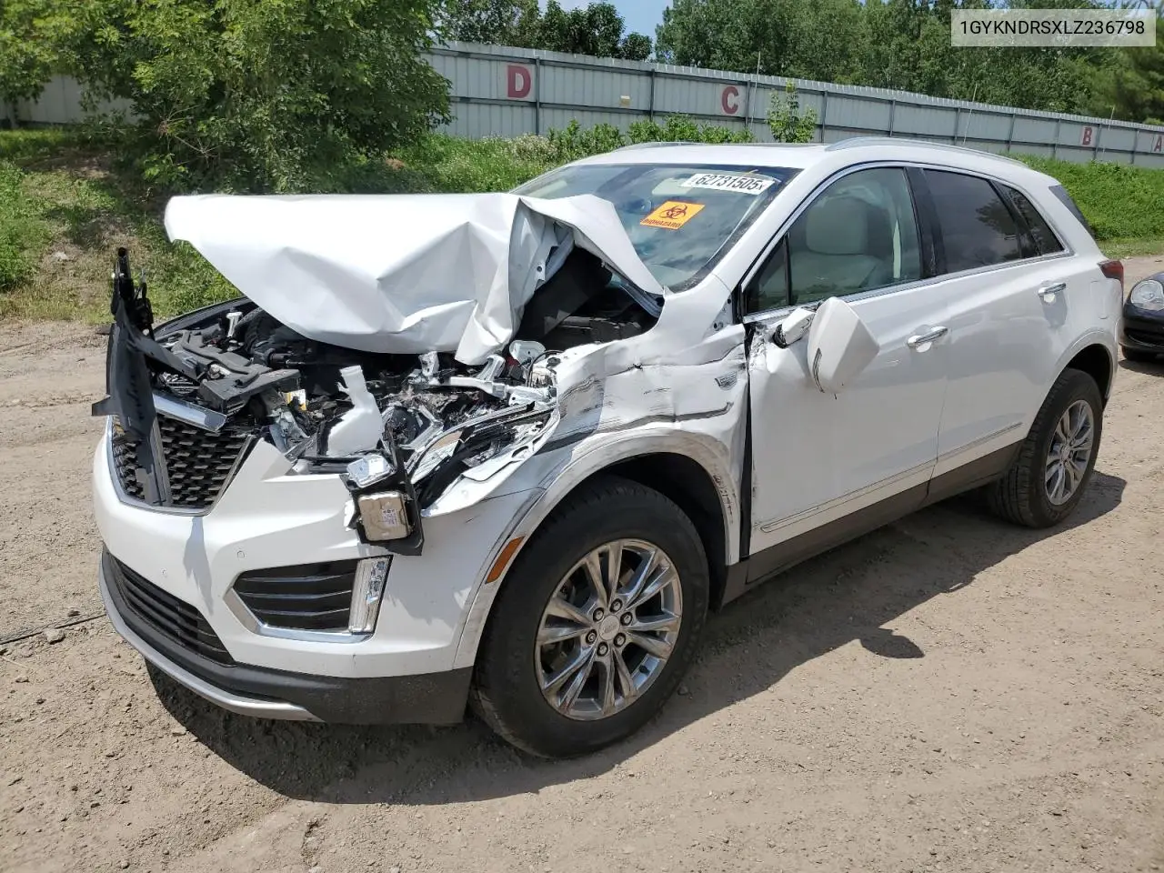 2020 Cadillac Xt5 Premium Luxury VIN: 1GYKNDRSXLZ236798 Lot: 62731505