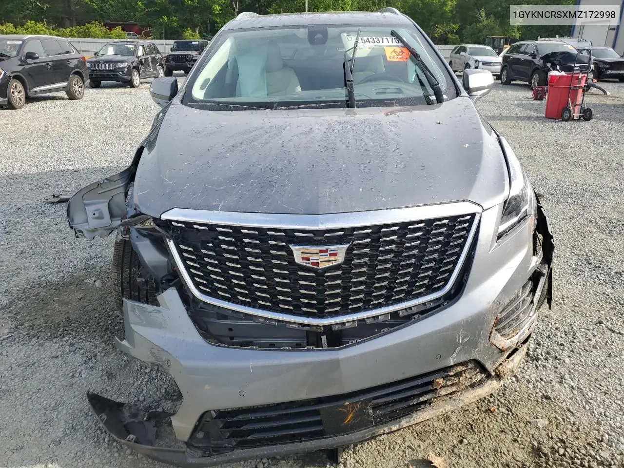 2021 Cadillac Xt5 Premium Luxury VIN: 1GYKNCRSXMZ172998 Lot: 54337175
