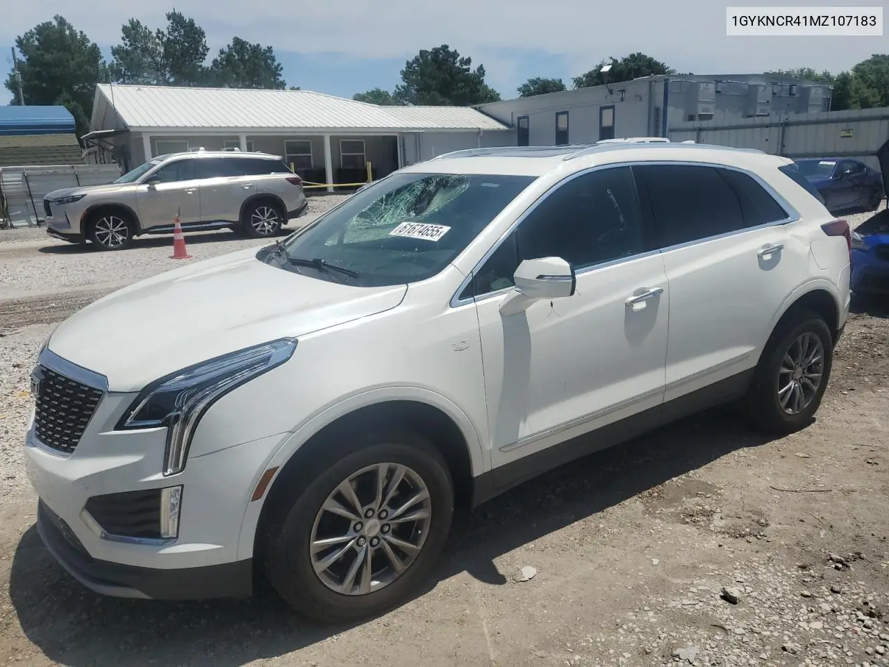 2021 Cadillac Xt5 Premium Luxury VIN: 1GYKNCR41MZ107183 Lot: 61674655