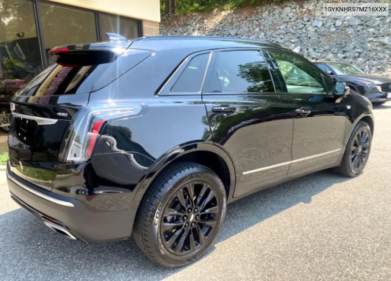 2021 Cadillac Xt5 Sport VIN: 1GYKNHRS7MZ16XXX Lot: 61952565