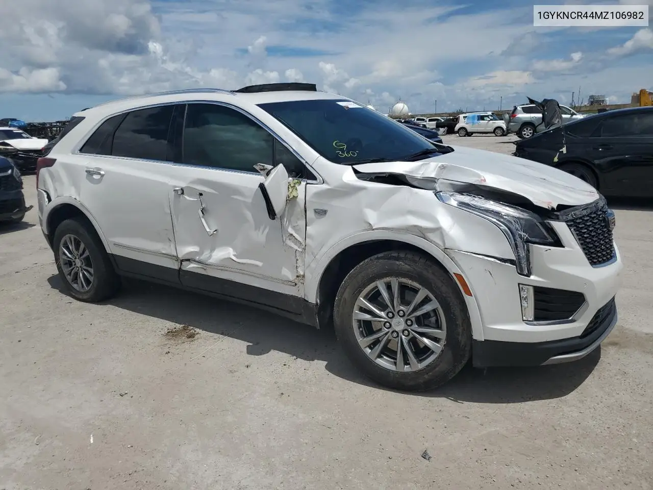 2021 Cadillac Xt5 Premium Luxury VIN: 1GYKNCR44MZ106982 Lot: 62234455