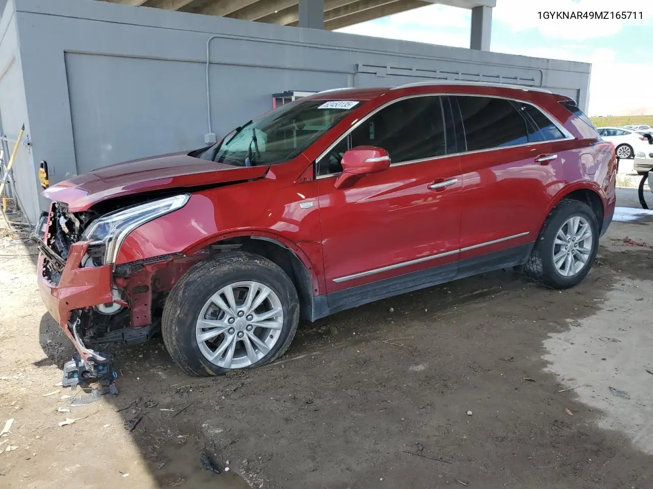 2021 Cadillac Xt5 Luxury VIN: 1GYKNAR49MZ165711 Lot: 62453135