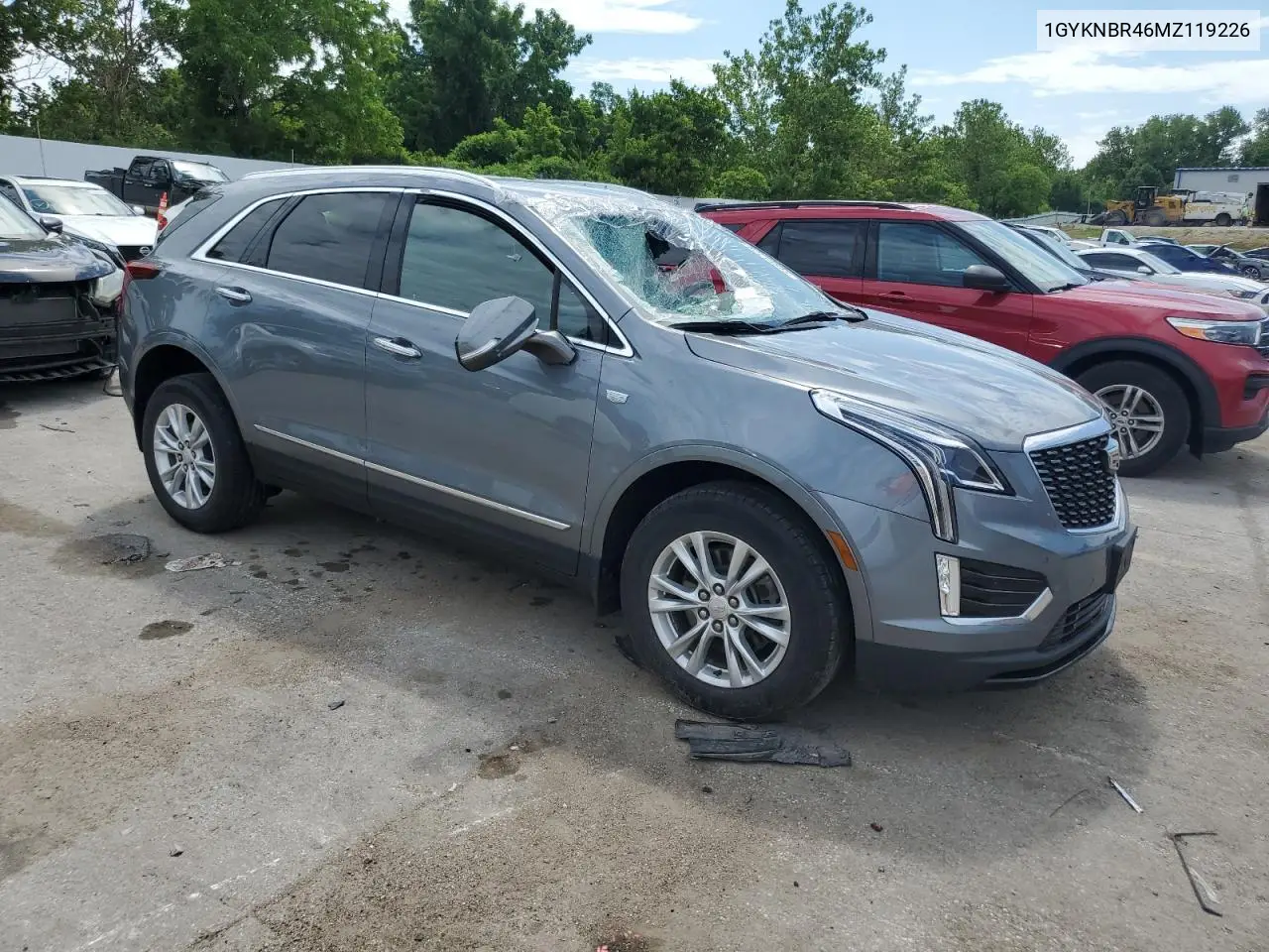 2021 Cadillac Xt5 Luxury VIN: 1GYKNBR46MZ119226 Lot: 62715545