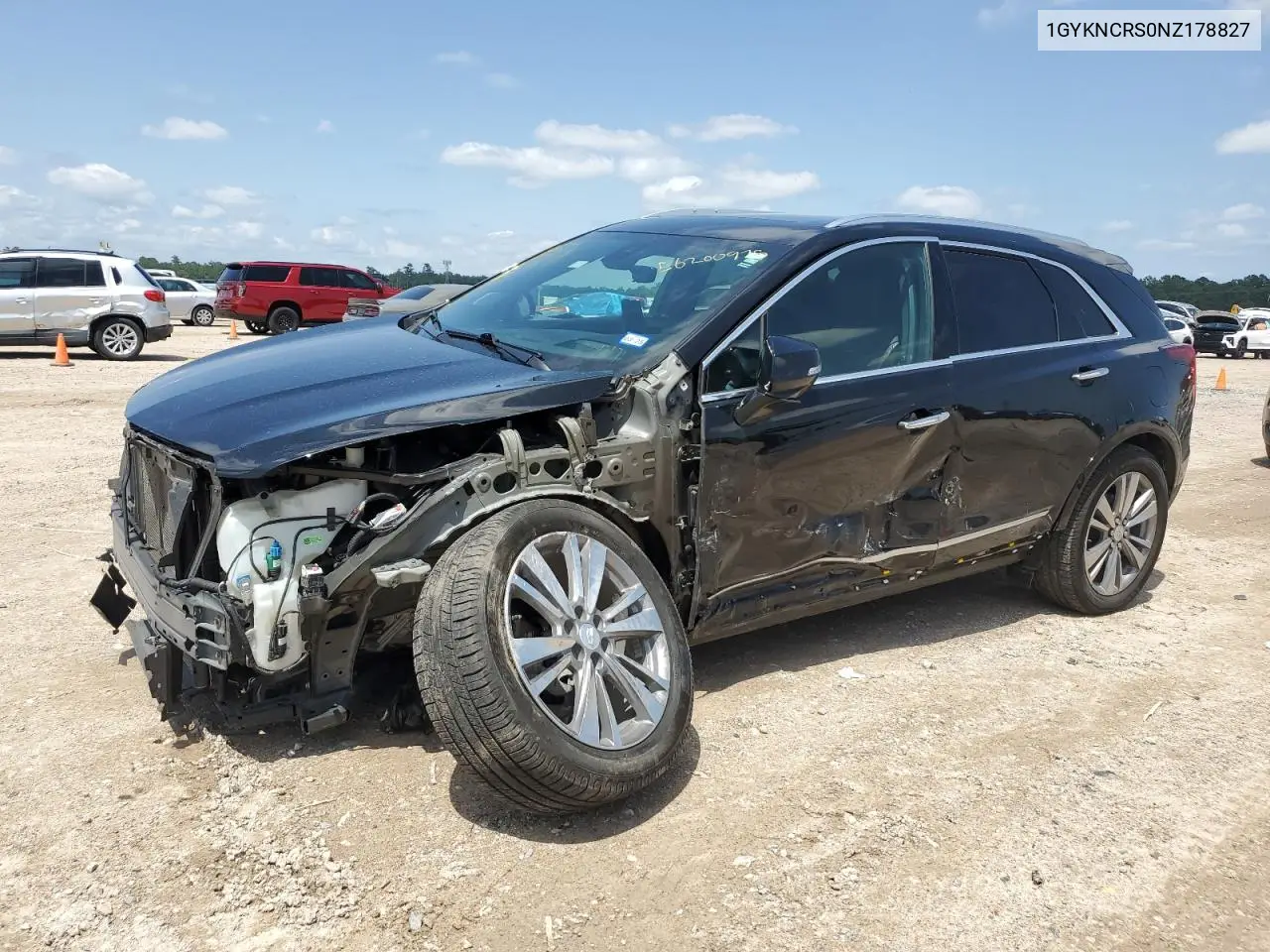 2022 Cadillac Xt5 Premium Luxury VIN: 1GYKNCRS0NZ178827 Lot: 56200975