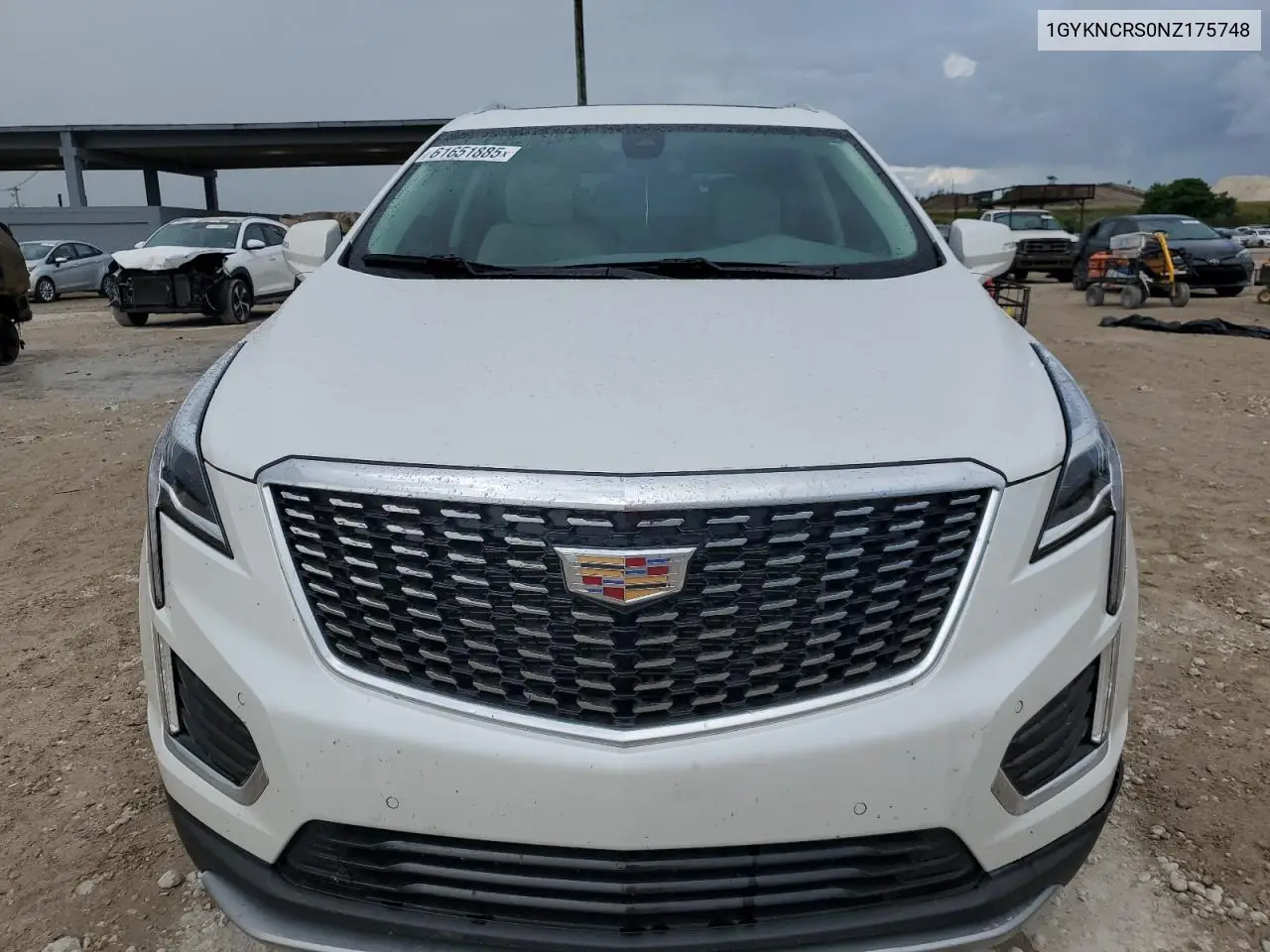 2022 Cadillac Xt5 Premium Luxury VIN: 1GYKNCRS0NZ175748 Lot: 61651885