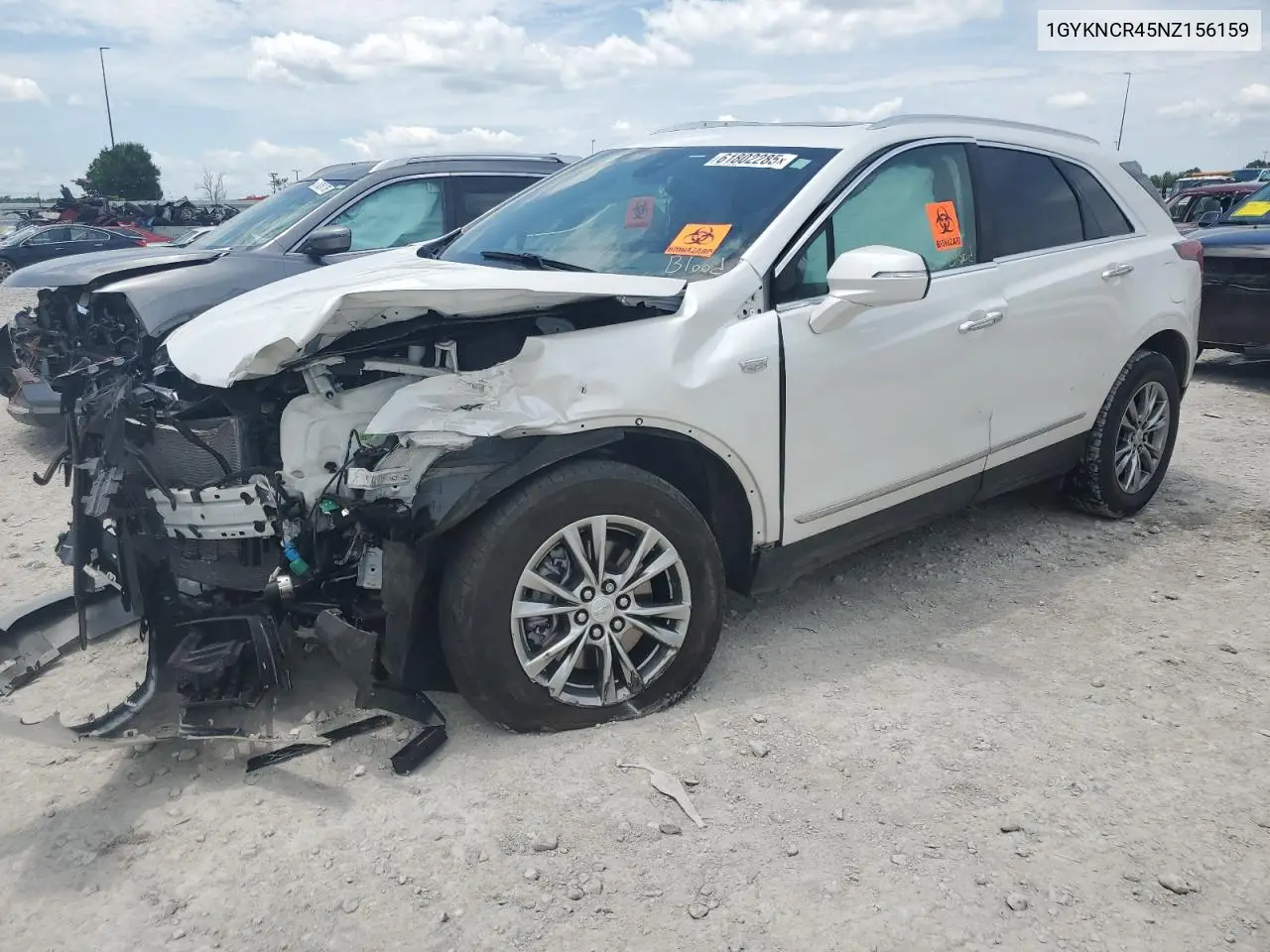 2022 Cadillac Xt5 Premium Luxury VIN: 1GYKNCR45NZ156159 Lot: 61802285