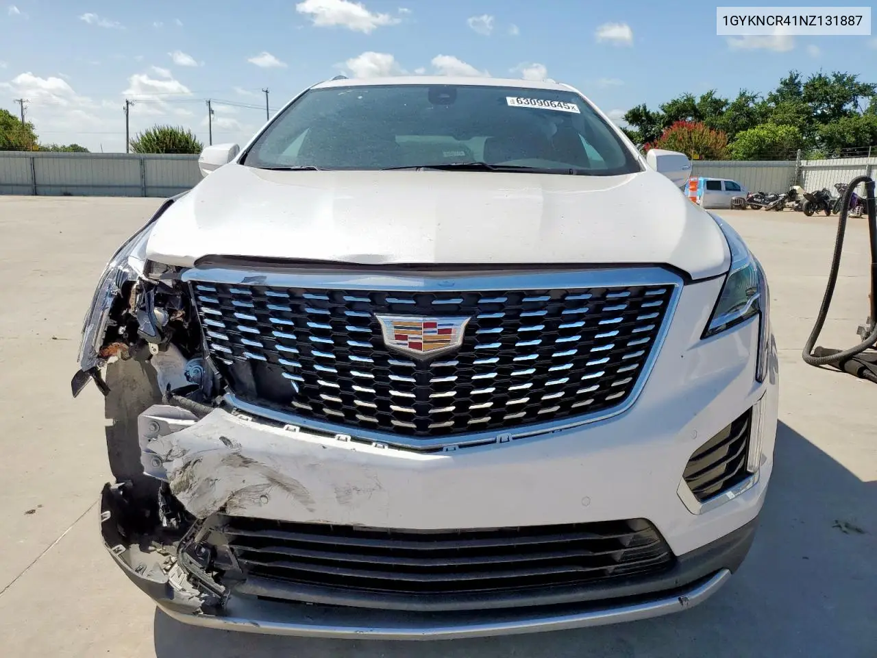 2022 Cadillac Xt5 Premium Luxury VIN: 1GYKNCR41NZ131887 Lot: 63090645