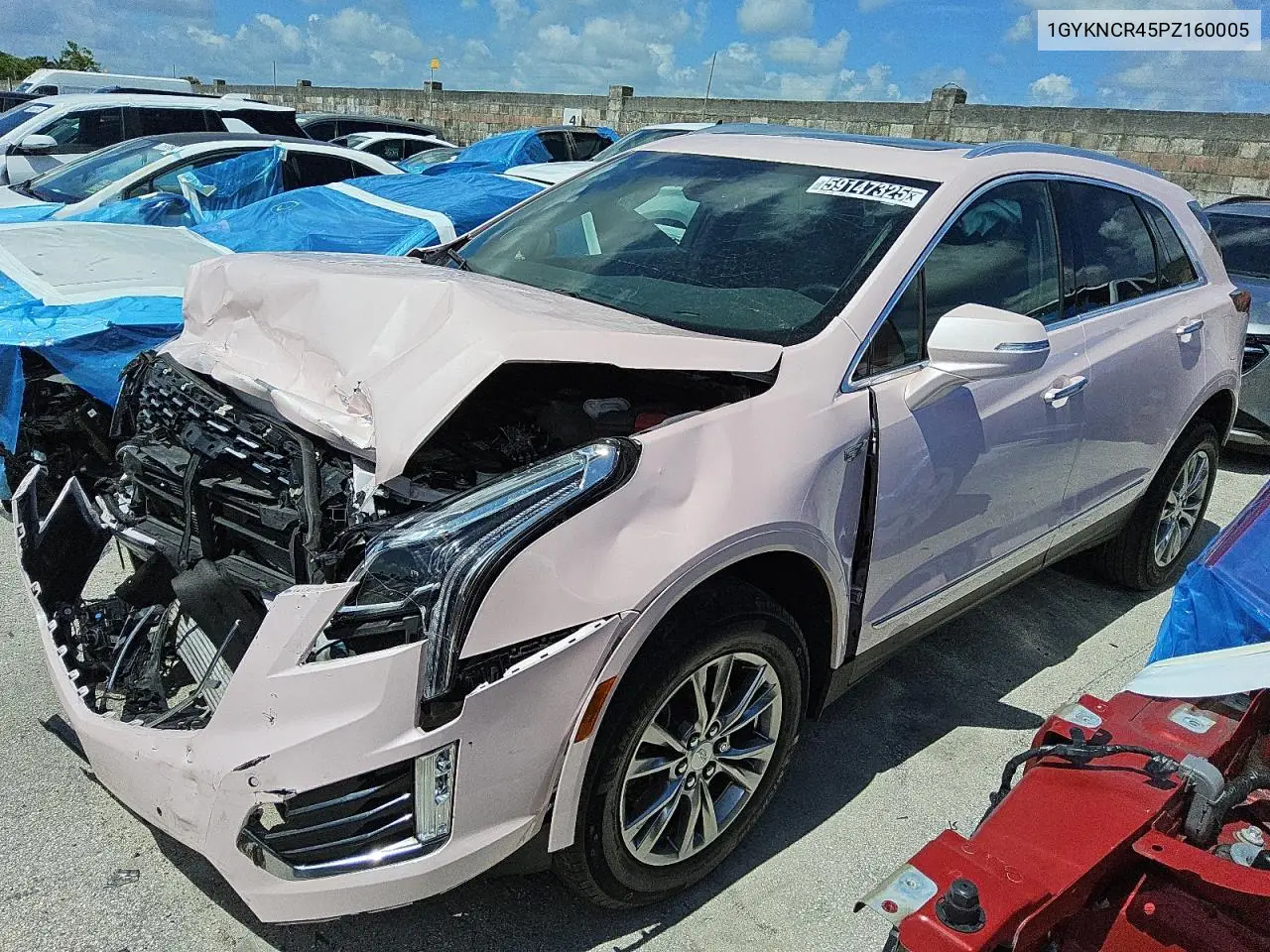 2023 Cadillac Xt5 Premium Luxury VIN: 1GYKNCR45PZ160005 Lot: 59147325
