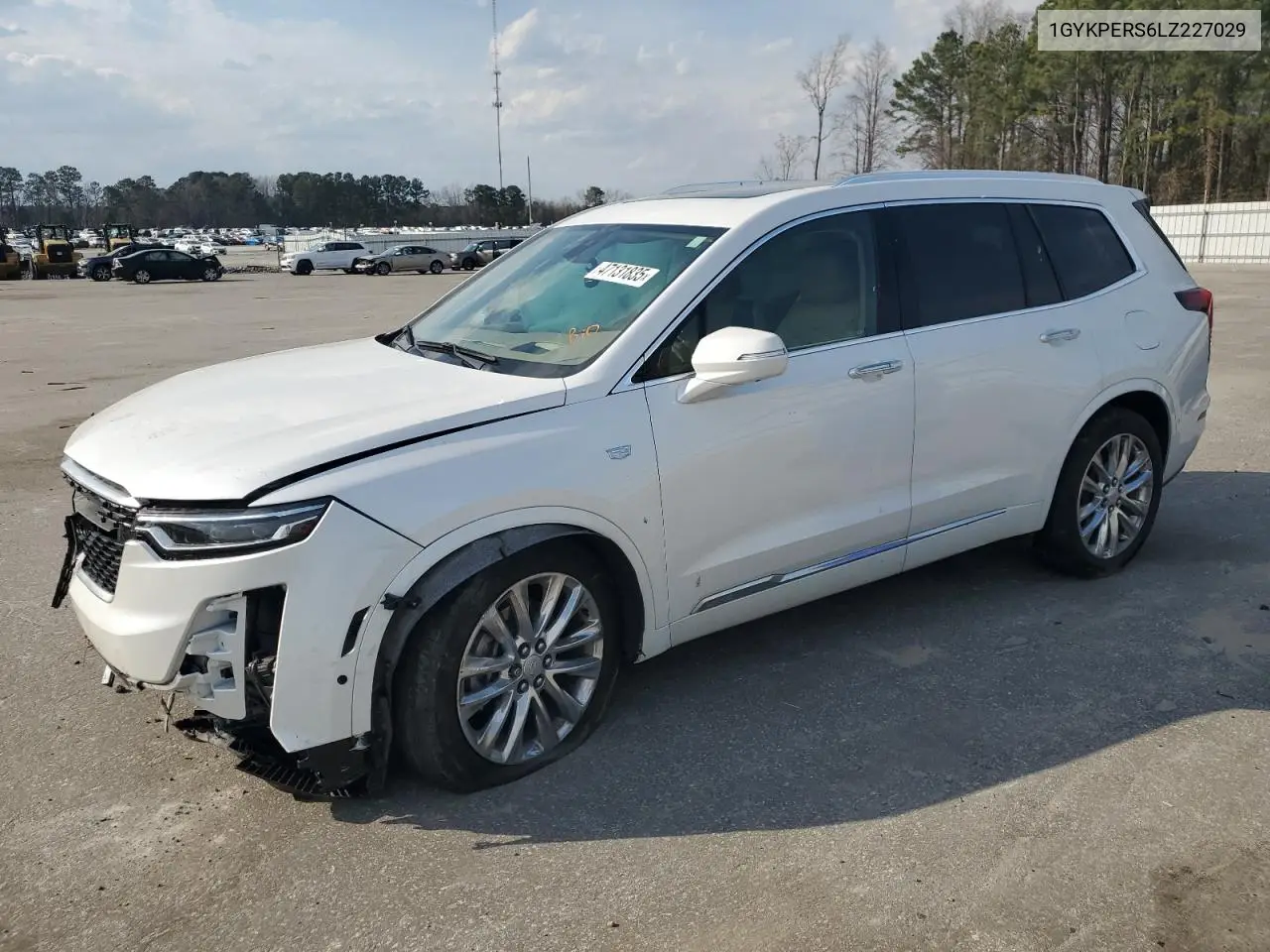 2020 Cadillac Xt6 Platinum Premium Luxury VIN: 1GYKPERS6LZ227029 Lot: 47131835