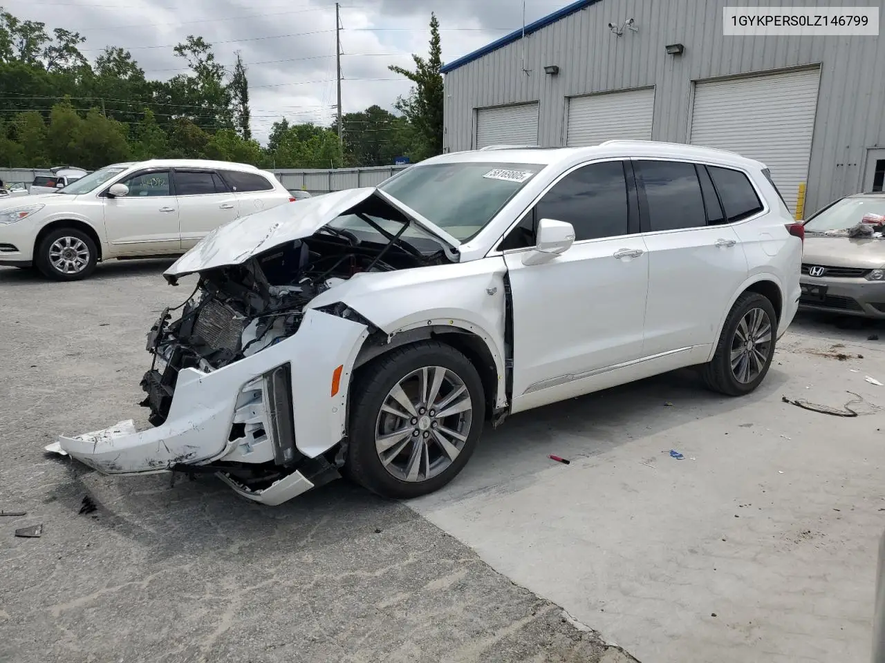2020 Cadillac Xt6 Platinum Premium Luxury VIN: 1GYKPERS0LZ146799 Lot: 58169805