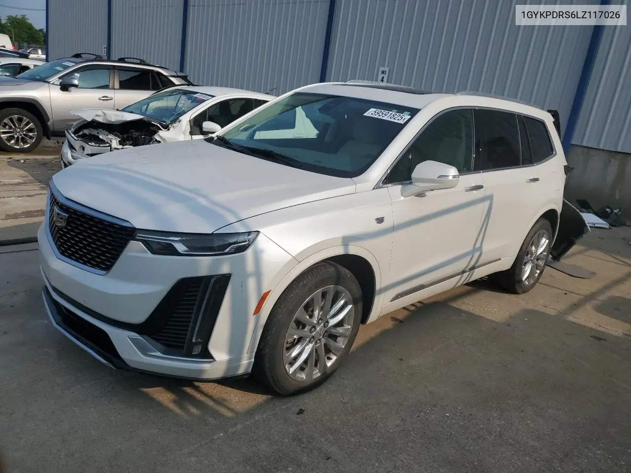 2020 Cadillac Xt6 Premium Luxury VIN: 1GYKPDRS6LZ117026 Lot: 59591825