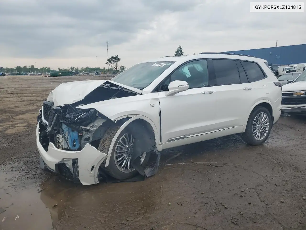 2020 Cadillac Xt6 Sport VIN: 1GYKPGRSXLZ104815 Lot: 59976845
