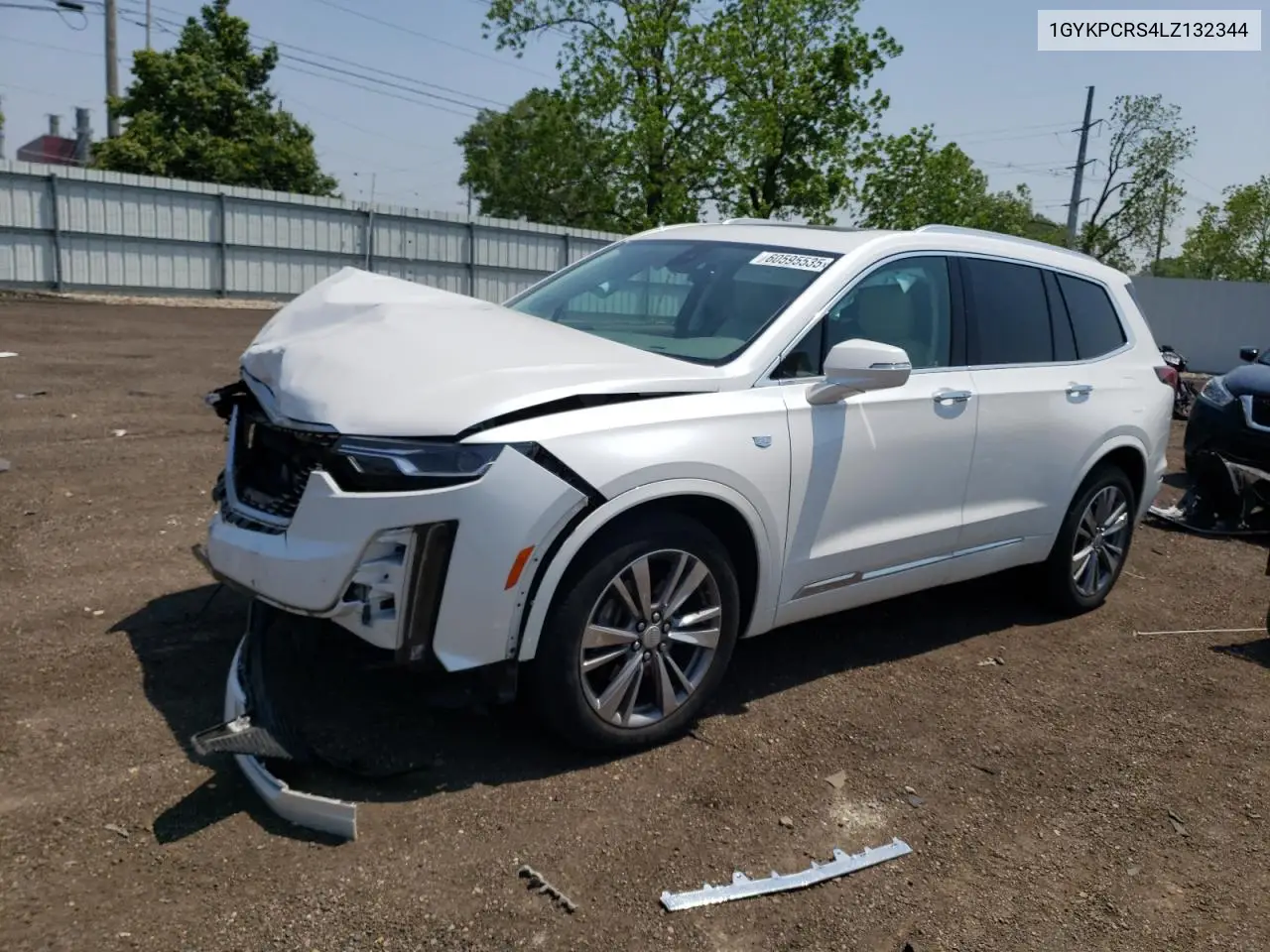 2020 Cadillac Xt6 Premium Luxury VIN: 1GYKPCRS4LZ132344 Lot: 60595535