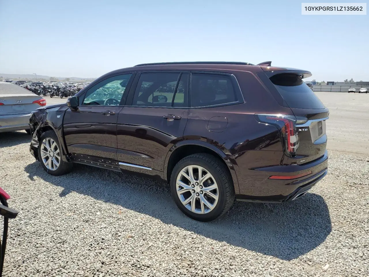 2020 Cadillac Xt6 Sport VIN: 1GYKPGRS1LZ135662 Lot: 61766615