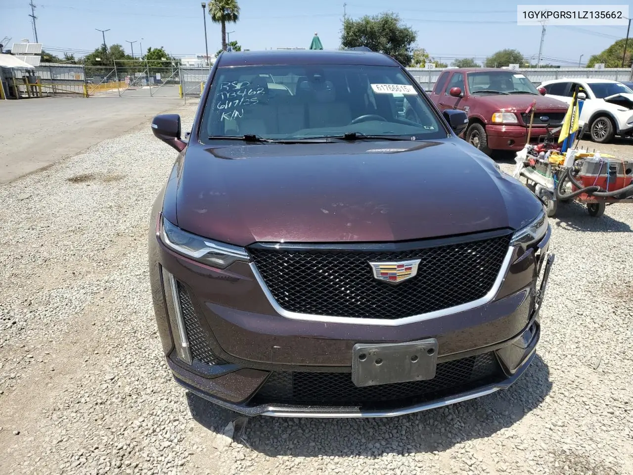 2020 Cadillac Xt6 Sport VIN: 1GYKPGRS1LZ135662 Lot: 61766615