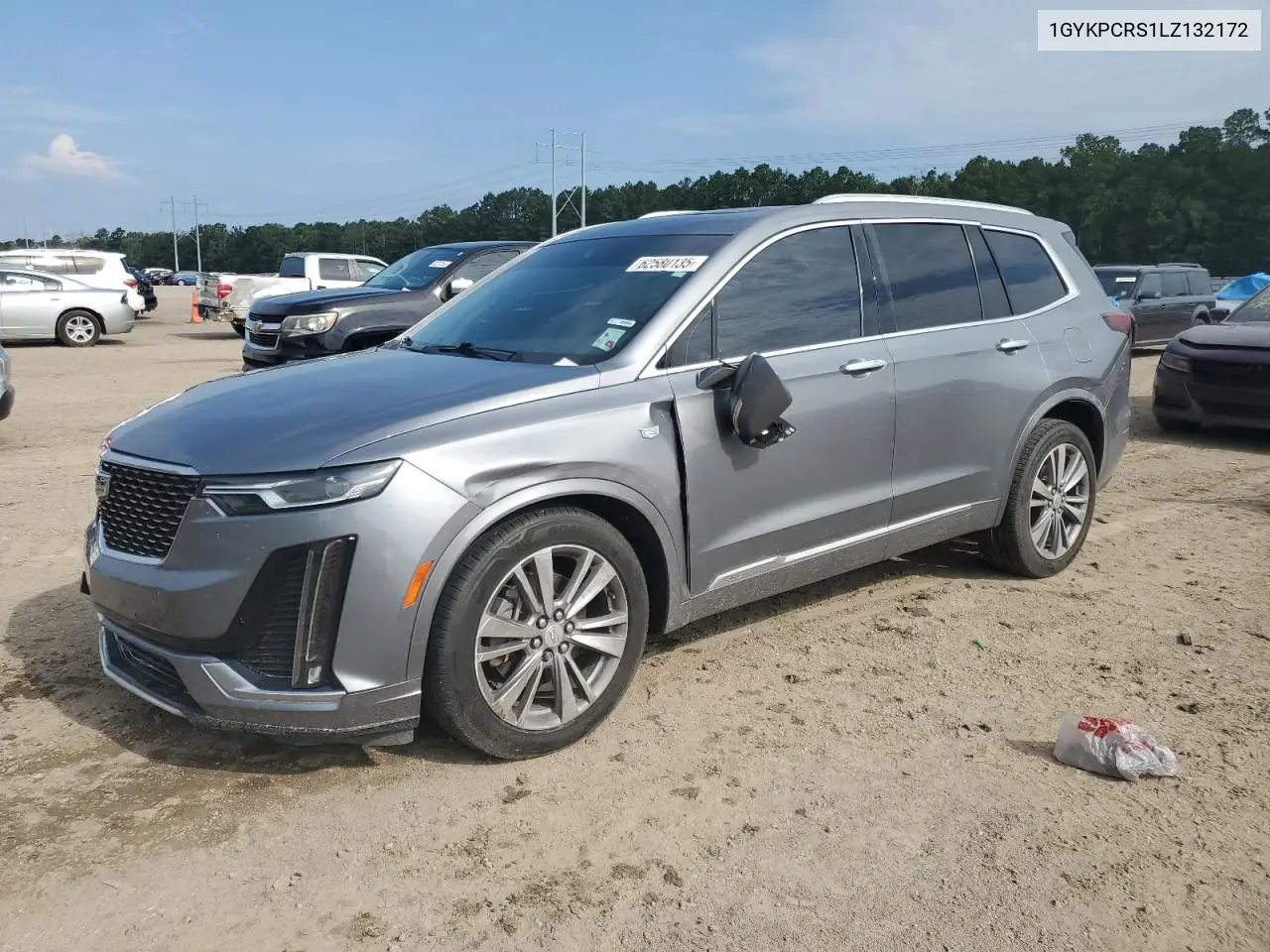 2020 Cadillac Xt6 Premium Luxury VIN: 1GYKPCRS1LZ132172 Lot: 62580135