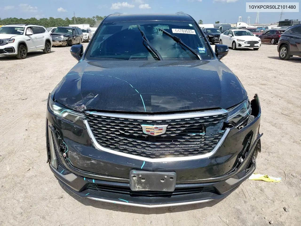 2020 Cadillac Xt6 Premium Luxury VIN: 1GYKPCRS0LZ101480 Lot: 64789525