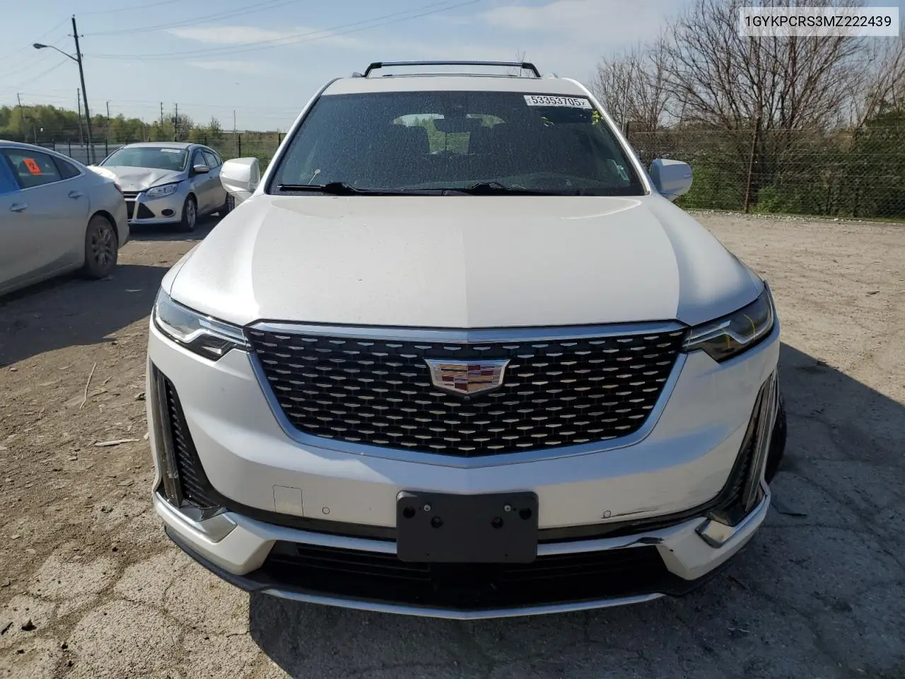 2021 Cadillac Xt6 Premium Luxury VIN: 1GYKPCRS3MZ222439 Lot: 53353705