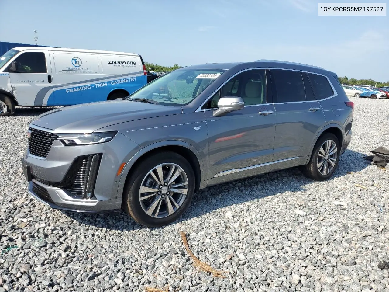 2021 Cadillac Xt6 Premium Luxury VIN: 1GYKPCRS5MZ197527 Lot: 55952185