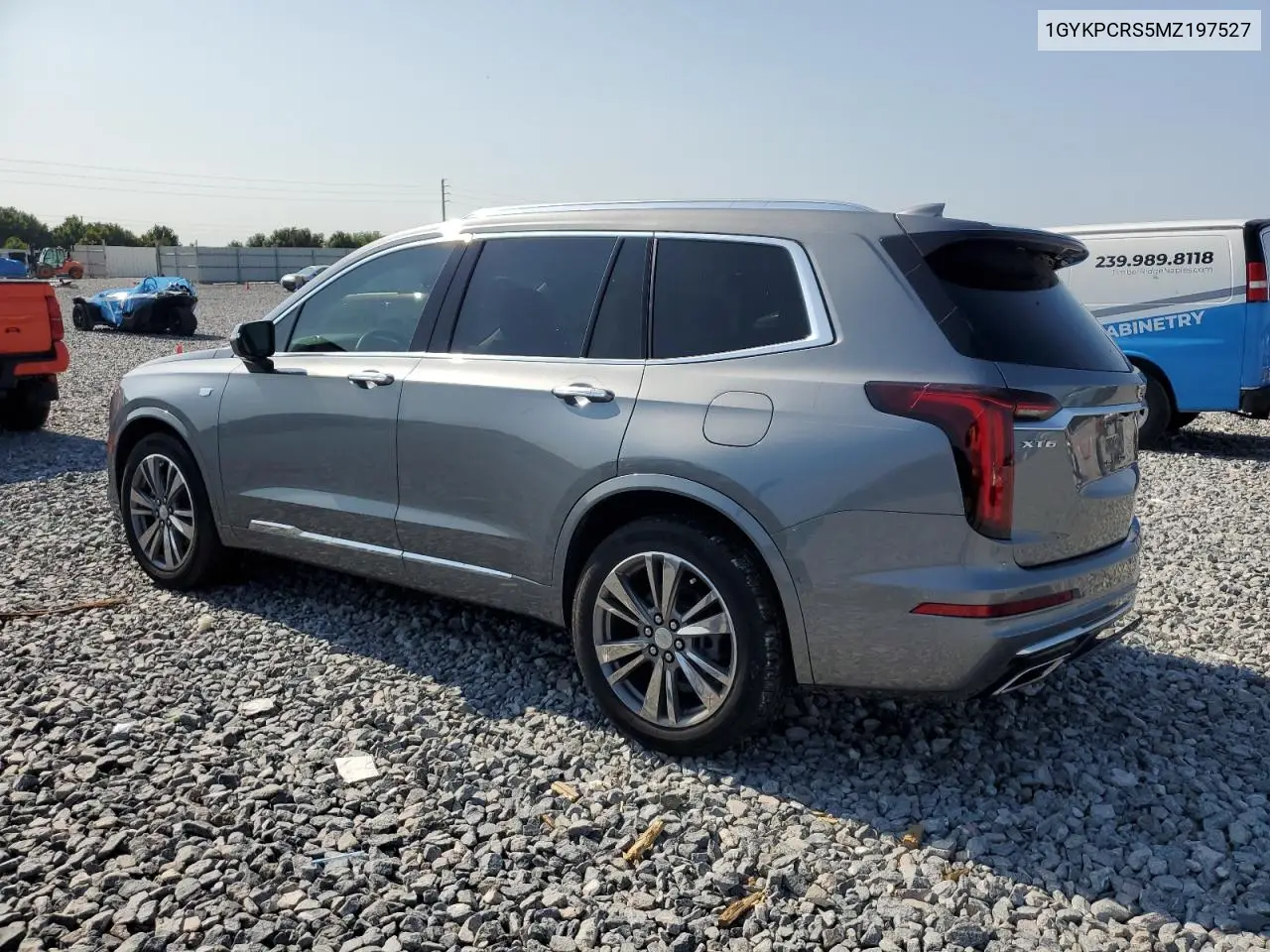 2021 Cadillac Xt6 Premium Luxury VIN: 1GYKPCRS5MZ197527 Lot: 55952185