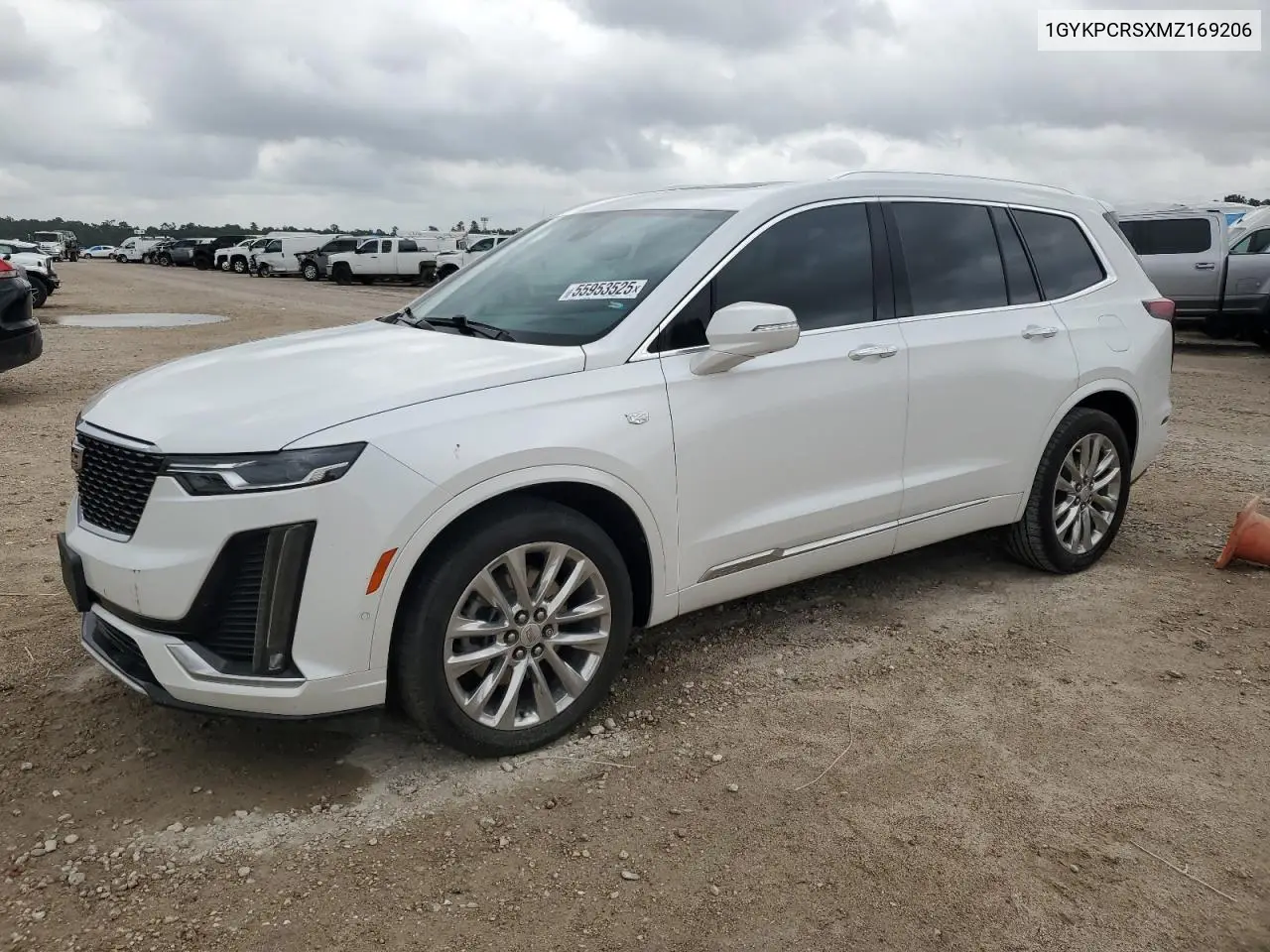 2021 Cadillac Xt6 Premium Luxury VIN: 1GYKPCRSXMZ169206 Lot: 55953525