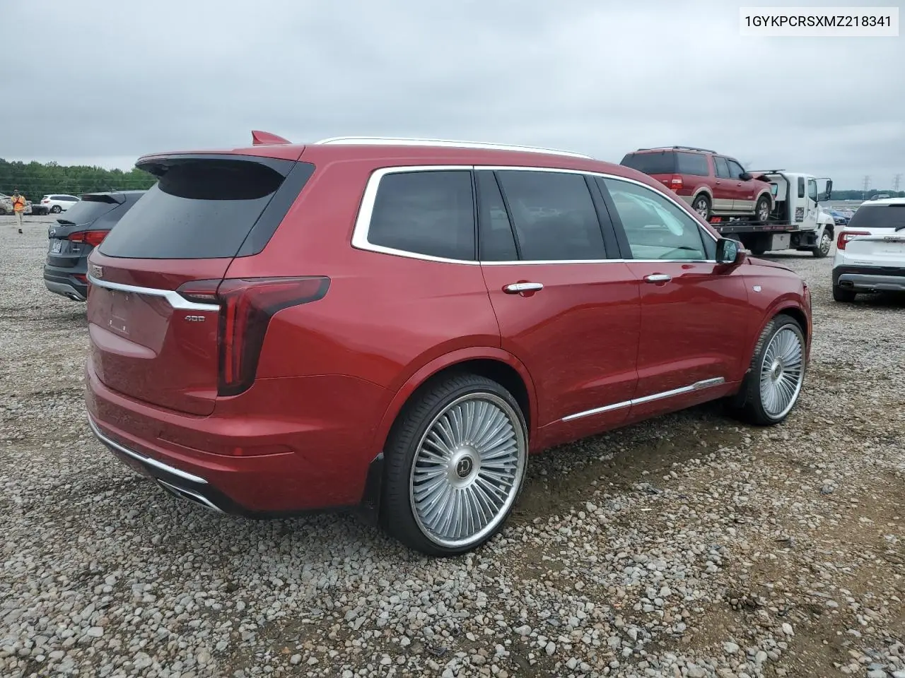 2021 Cadillac Xt6 Premium Luxury VIN: 1GYKPCRSXMZ218341 Lot: 56046145