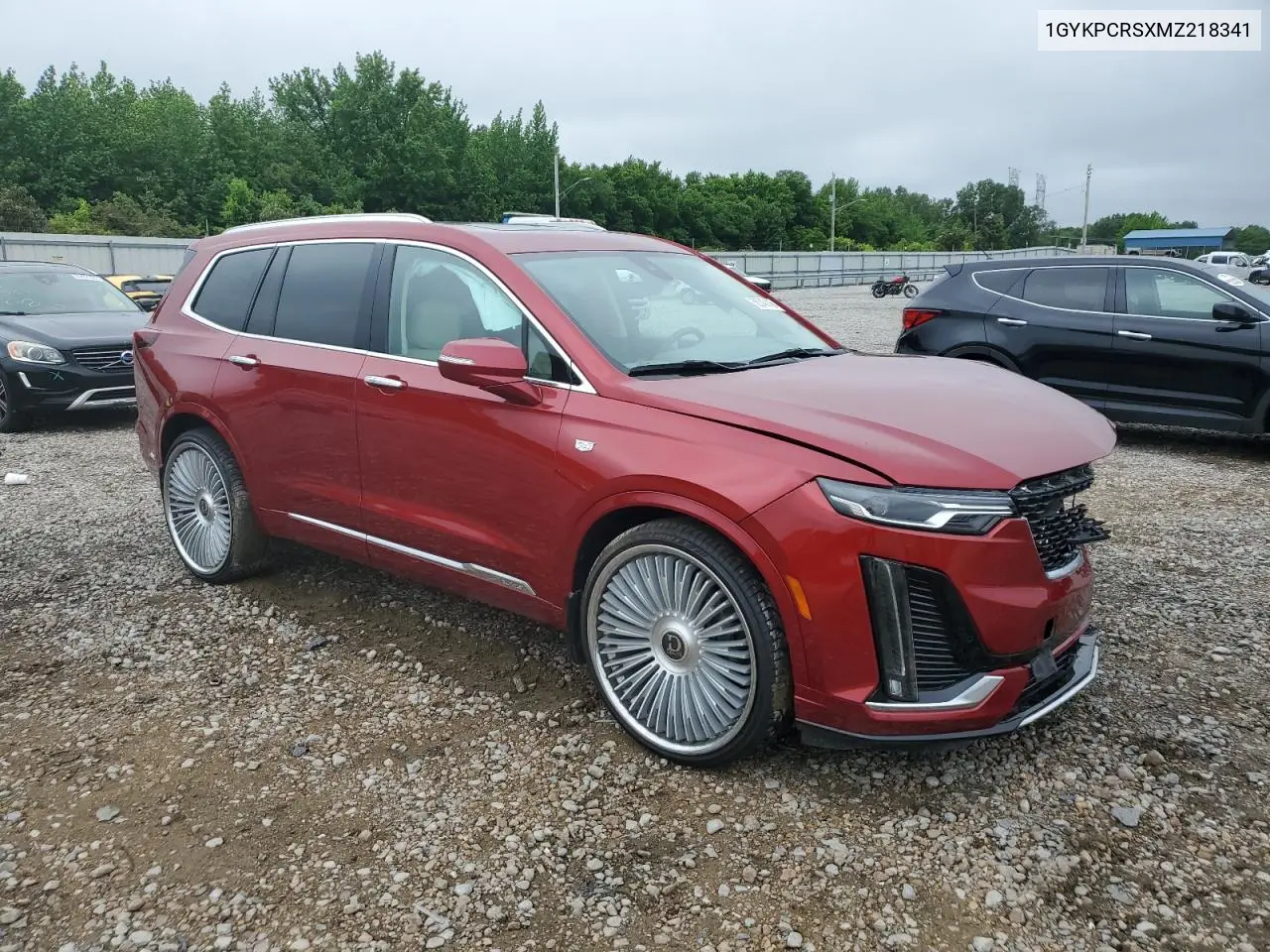 2021 Cadillac Xt6 Premium Luxury VIN: 1GYKPCRSXMZ218341 Lot: 56046145