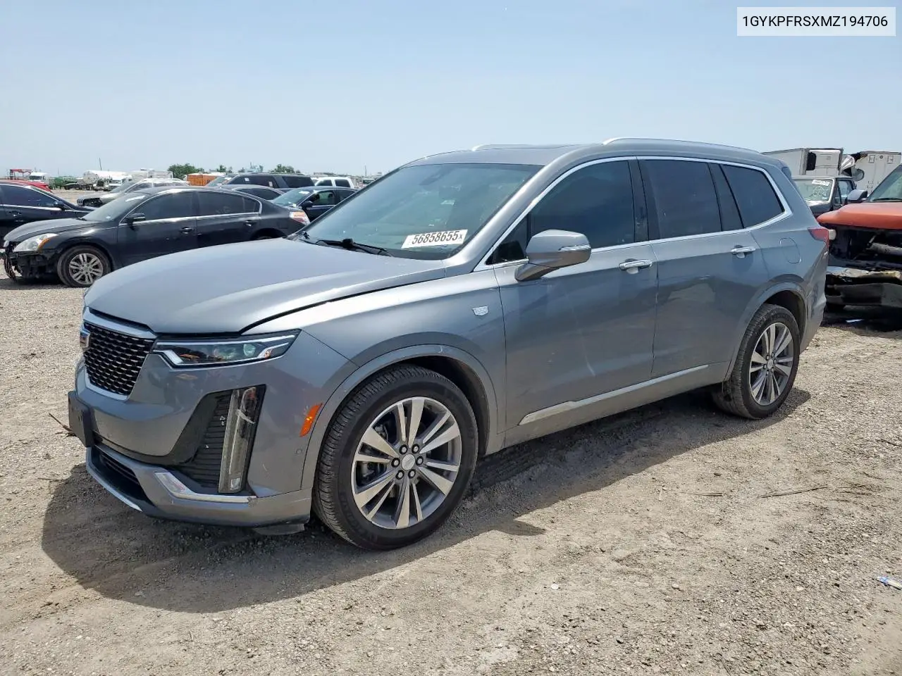 2021 Cadillac Xt6 Platinum Premium Luxury VIN: 1GYKPFRSXMZ194706 Lot: 56858655