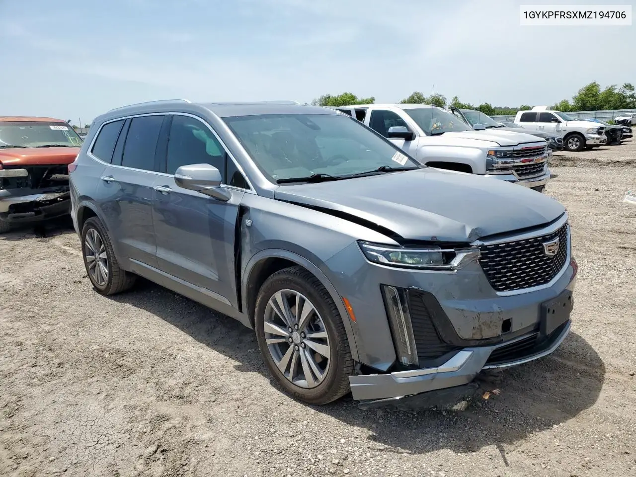 2021 Cadillac Xt6 Platinum Premium Luxury VIN: 1GYKPFRSXMZ194706 Lot: 56858655