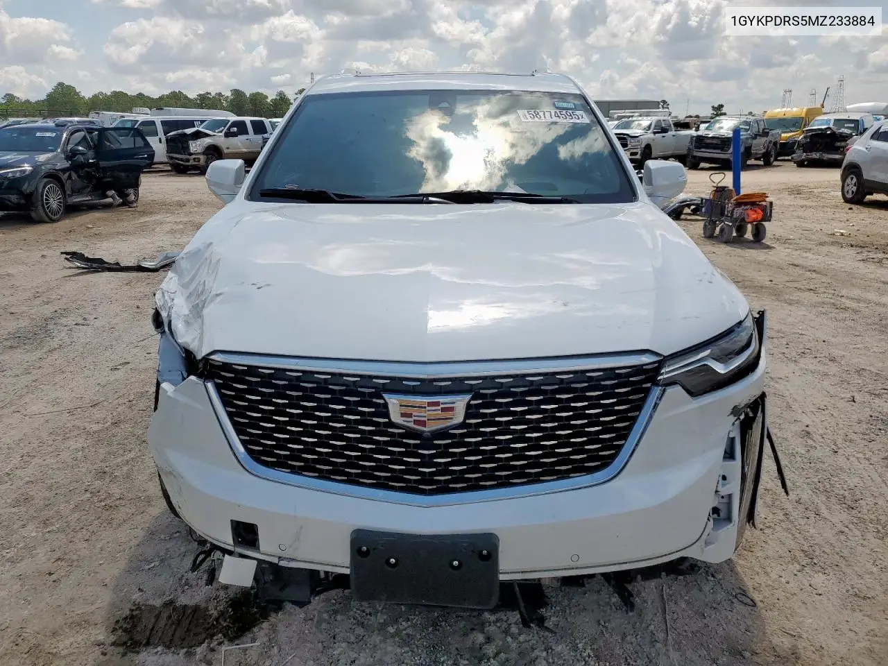 2021 Cadillac Xt6 Premium Luxury VIN: 1GYKPDRS5MZ233884 Lot: 58774595