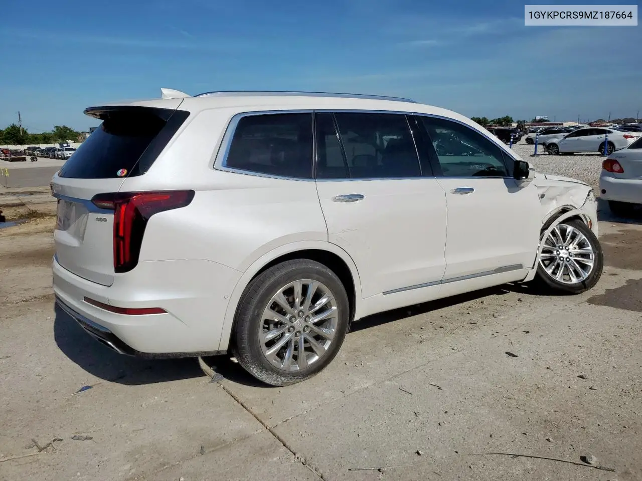 2021 Cadillac Xt6 Premium Luxury VIN: 1GYKPCRS9MZ187664 Lot: 59115075