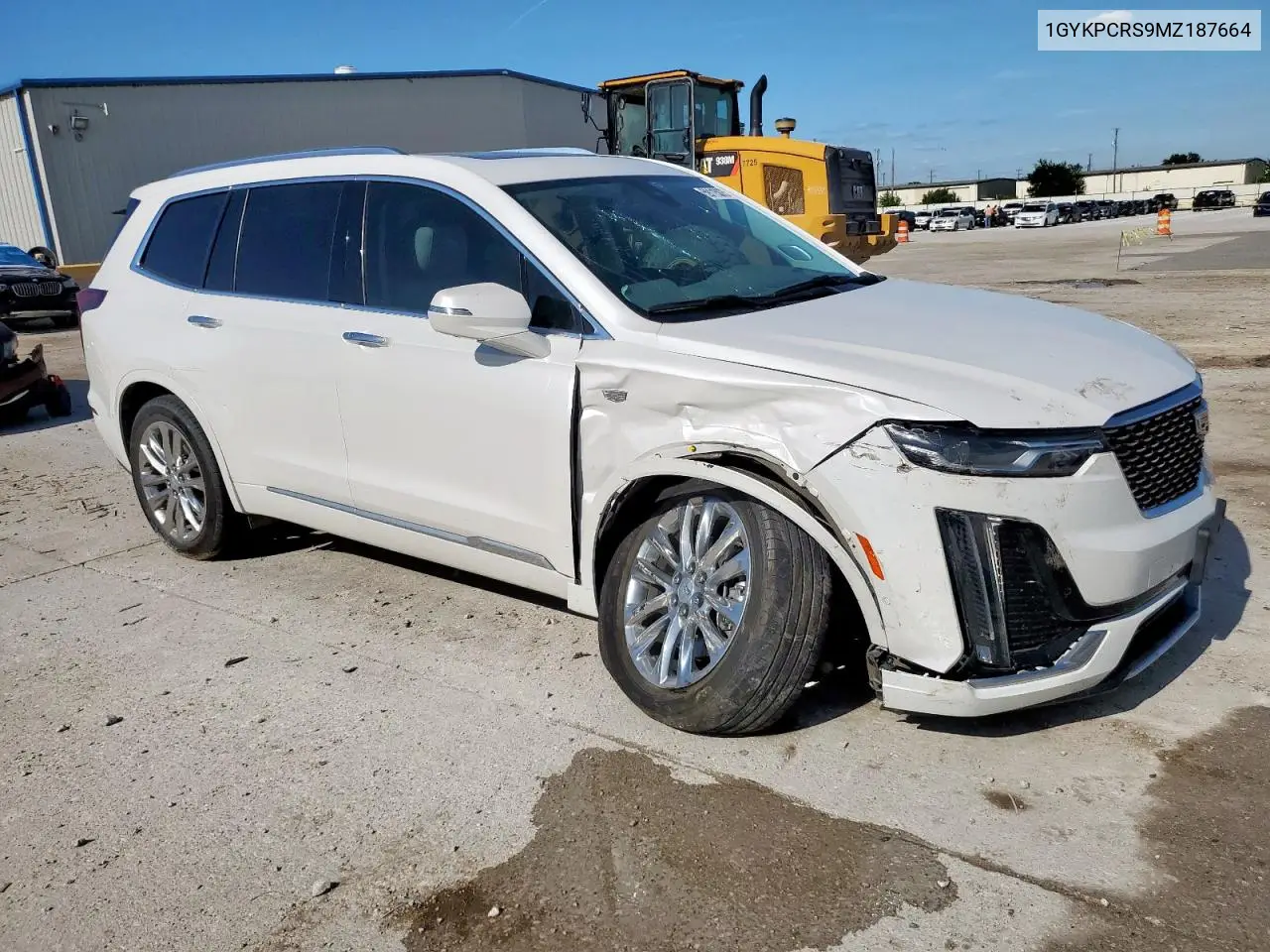 2021 Cadillac Xt6 Premium Luxury VIN: 1GYKPCRS9MZ187664 Lot: 59115075