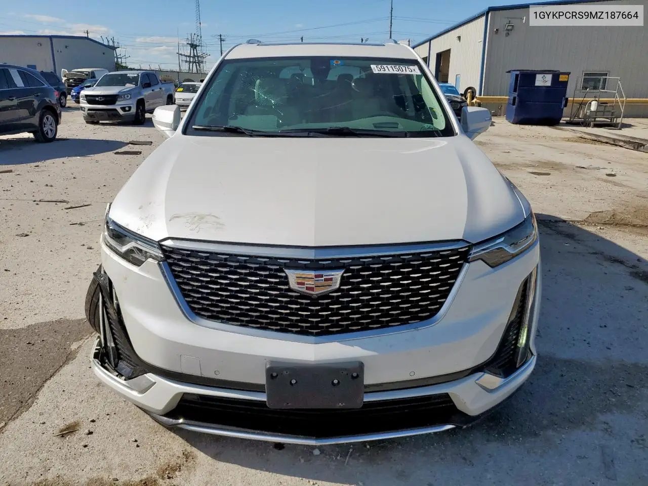 2021 Cadillac Xt6 Premium Luxury VIN: 1GYKPCRS9MZ187664 Lot: 59115075
