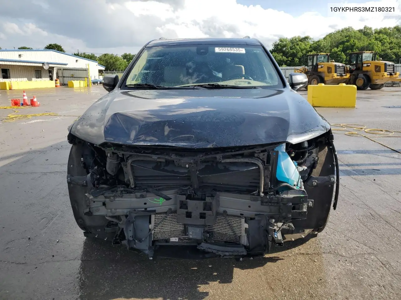 2021 Cadillac Xt6 Sport VIN: 1GYKPHRS3MZ180321 Lot: 59268535