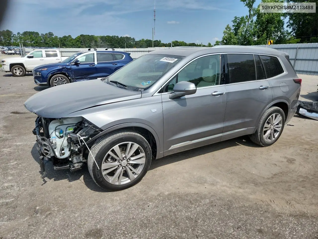 2021 Cadillac Xt6 Premium Luxury VIN: 1GYKPCRS8MZ113488 Lot: 59465095