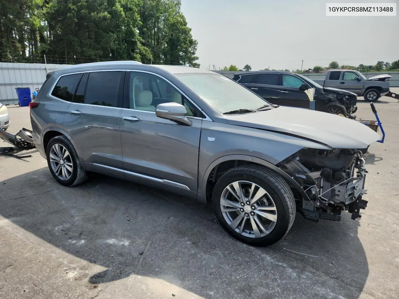 2021 Cadillac Xt6 Premium Luxury VIN: 1GYKPCRS8MZ113488 Lot: 59465095