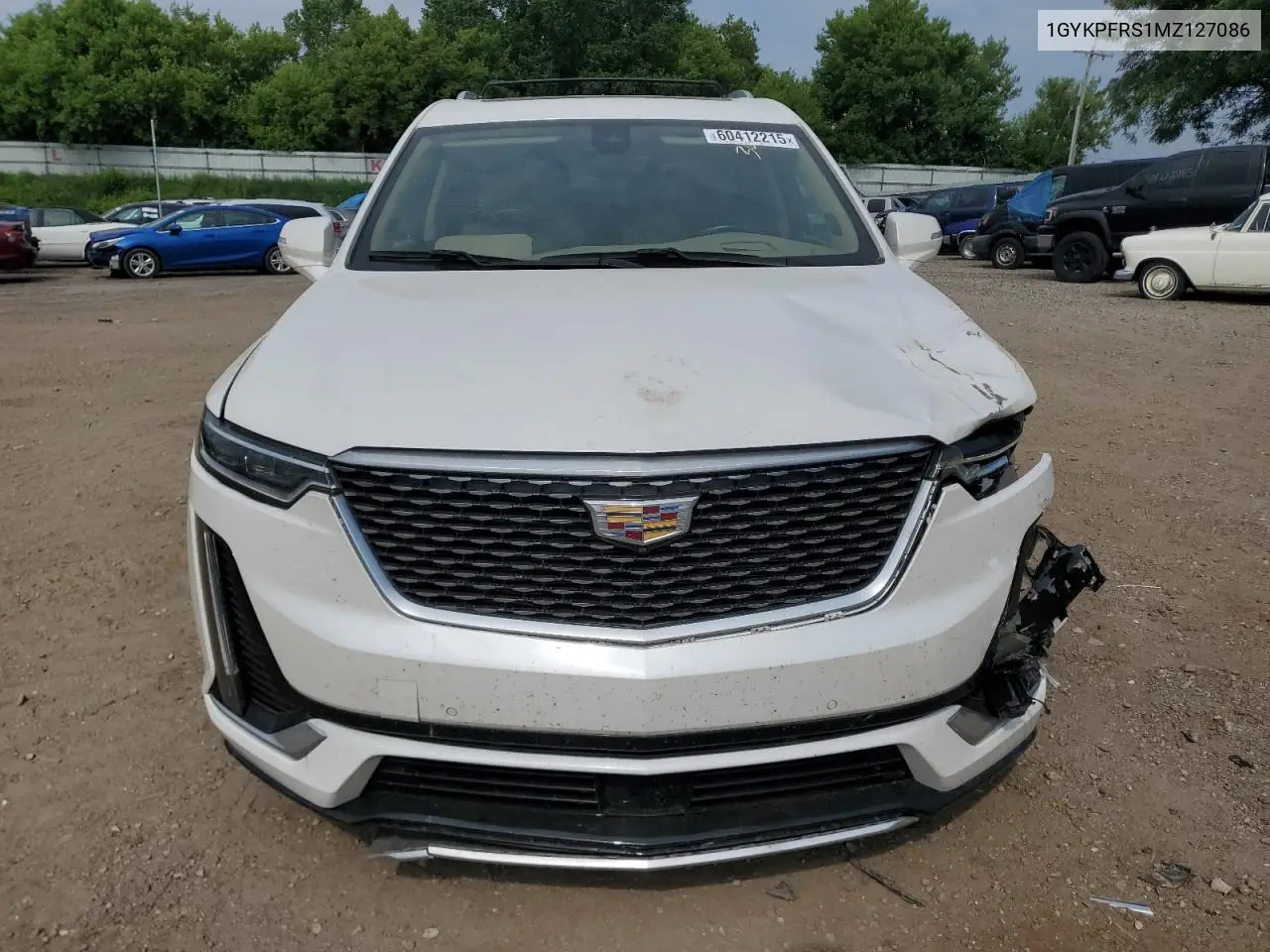 2021 Cadillac Xt6 Platinum Premium Luxury VIN: 1GYKPFRS1MZ127086 Lot: 60412215