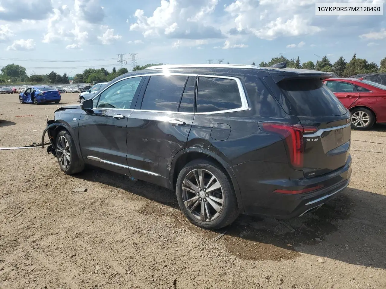 2021 Cadillac Xt6 Premium Luxury VIN: 1GYKPDRS7MZ128490 Lot: 60518355
