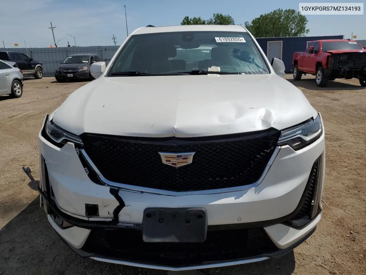2021 Cadillac Xt6 Sport VIN: 1GYKPGRS7MZ134193 Lot: 61092855