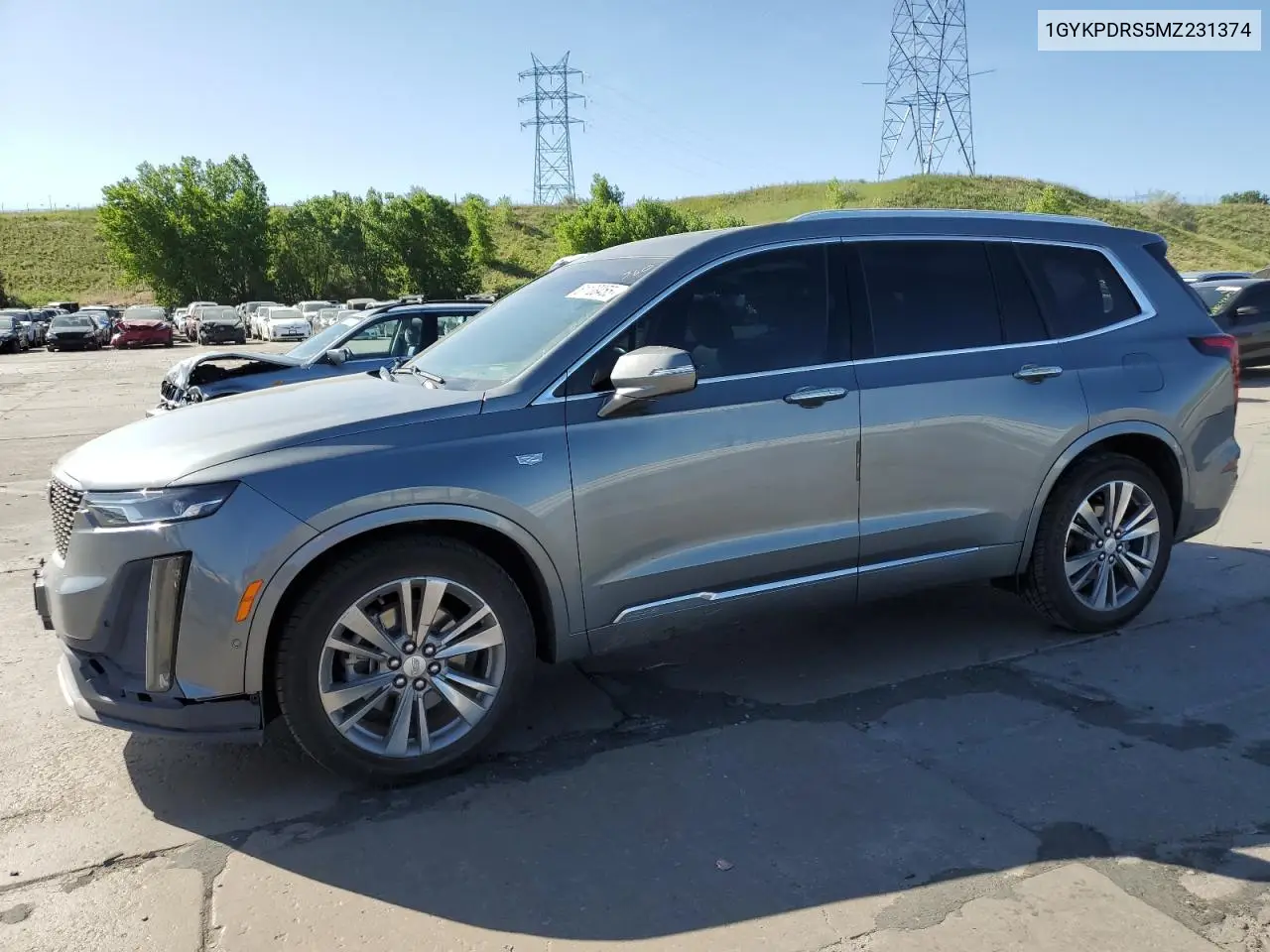 2021 Cadillac Xt6 Premium Luxury VIN: 1GYKPDRS5MZ231374 Lot: 61108455