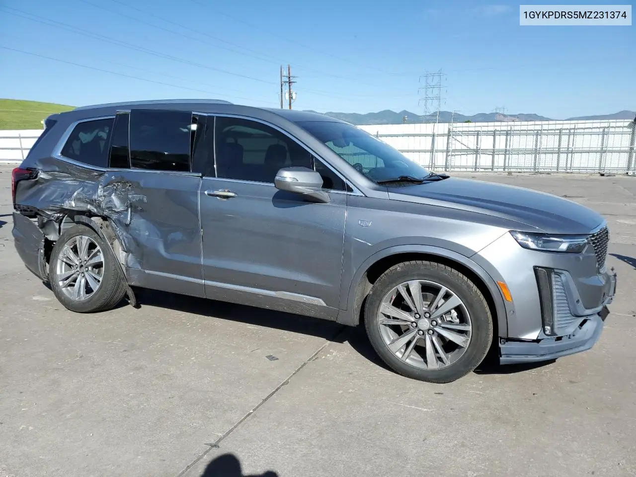 2021 Cadillac Xt6 Premium Luxury VIN: 1GYKPDRS5MZ231374 Lot: 61108455