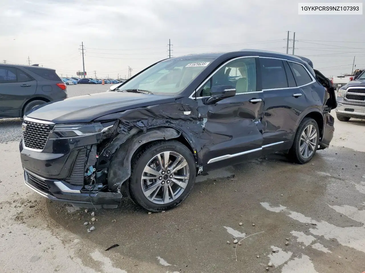 2022 Cadillac Xt6 Premium Luxury VIN: 1GYKPCRS9NZ107393 Lot: 51529635