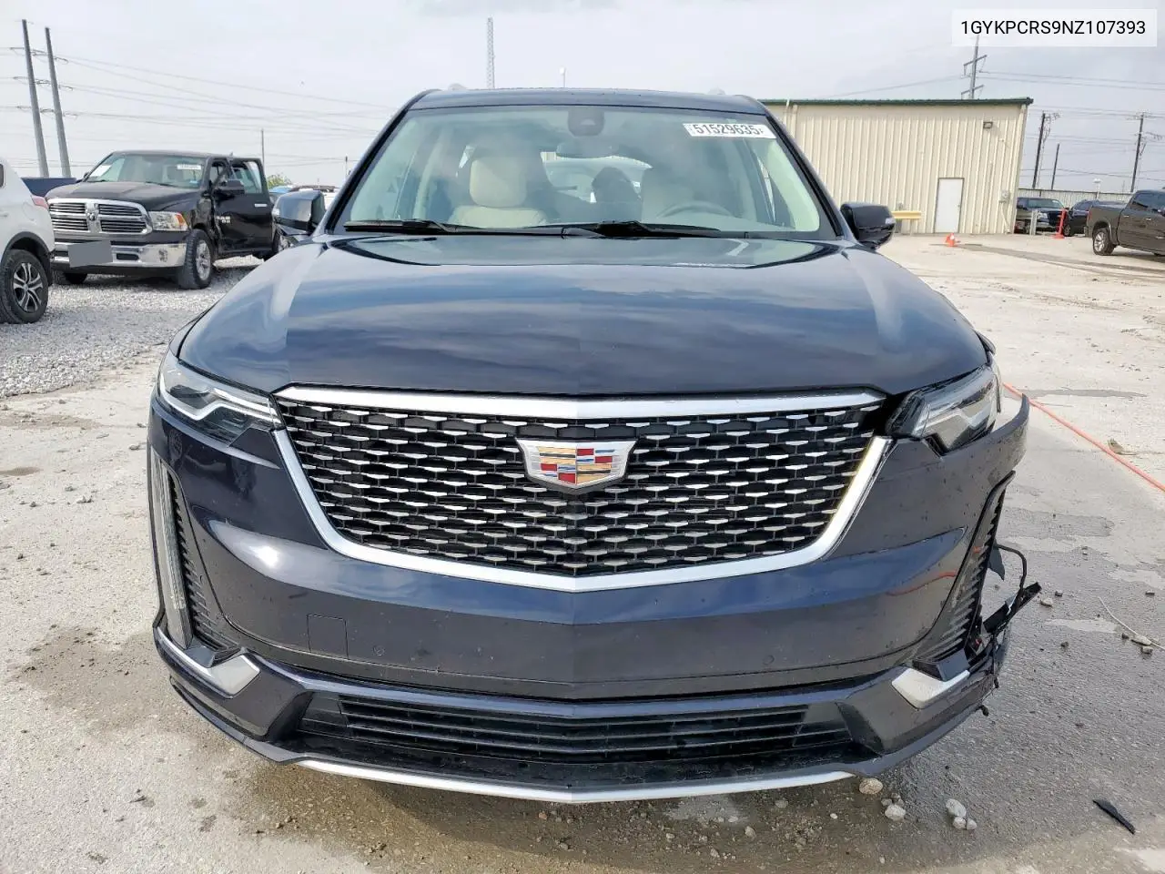 2022 Cadillac Xt6 Premium Luxury VIN: 1GYKPCRS9NZ107393 Lot: 51529635