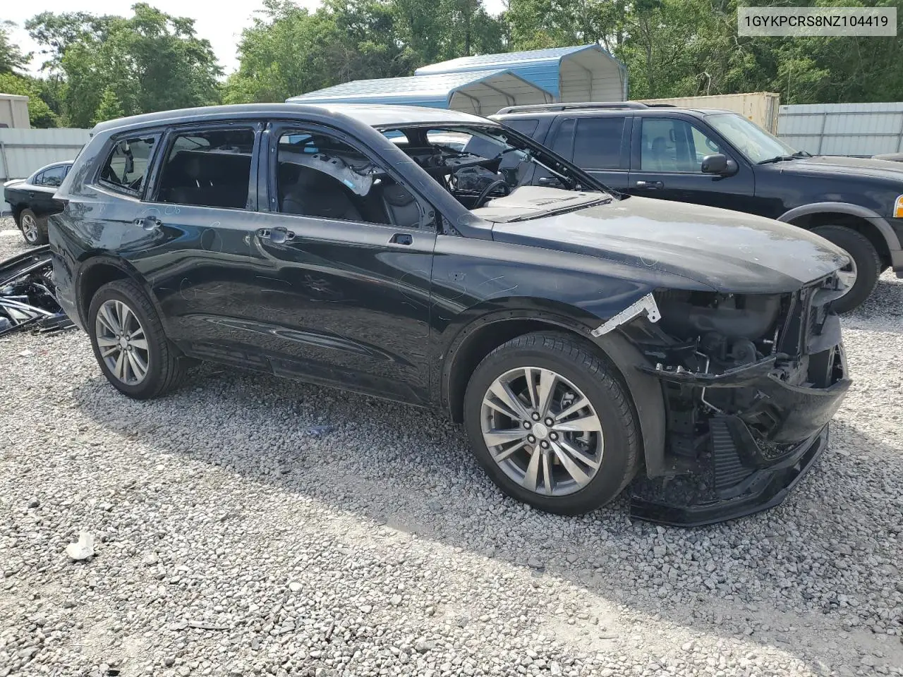2022 Cadillac Xt6 Premium Luxury VIN: 1GYKPCRS8NZ104419 Lot: 53070035