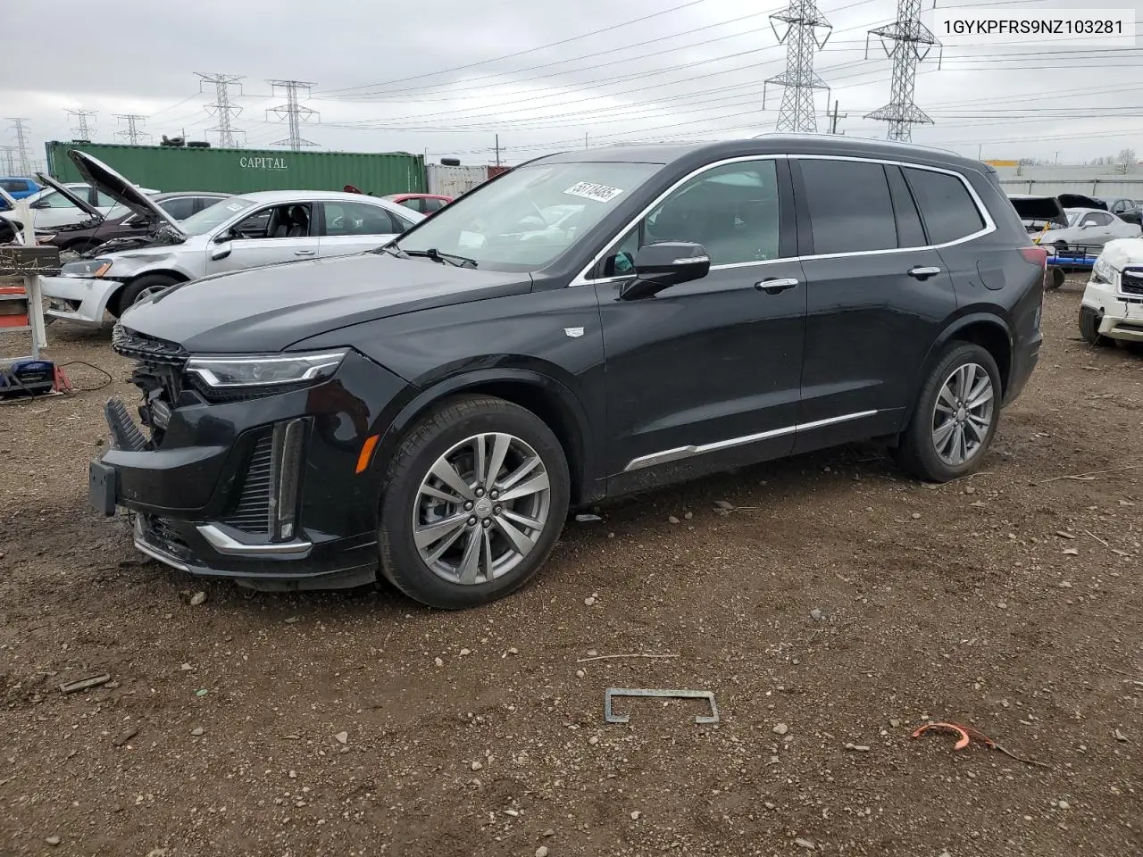 2022 Cadillac Xt6 Platinum Premium Luxury VIN: 1GYKPFRS9NZ103281 Lot: 55118485