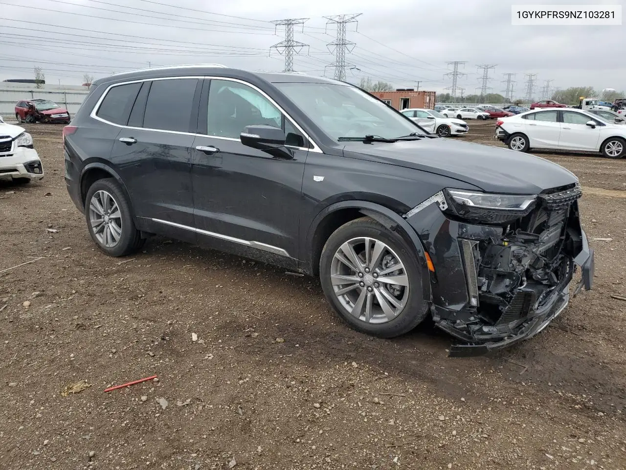 2022 Cadillac Xt6 Platinum Premium Luxury VIN: 1GYKPFRS9NZ103281 Lot: 55118485