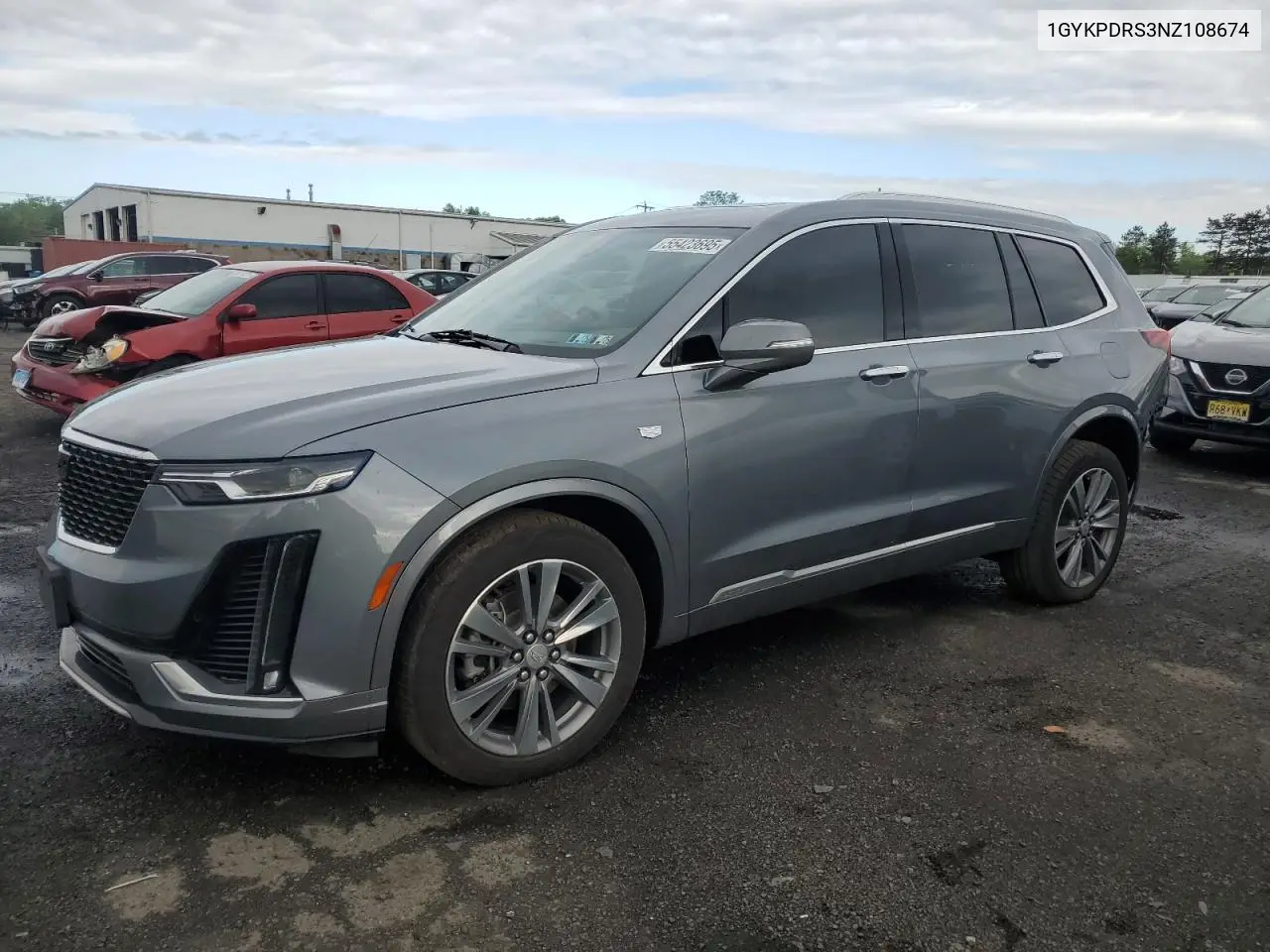 2022 Cadillac Xt6 Premium Luxury VIN: 1GYKPDRS3NZ108674 Lot: 55423695