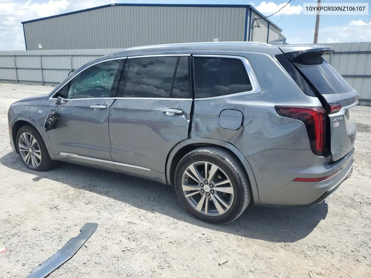 2022 Cadillac Xt6 Premium Luxury VIN: 1GYKPCRSXNZ106107 Lot: 55597655