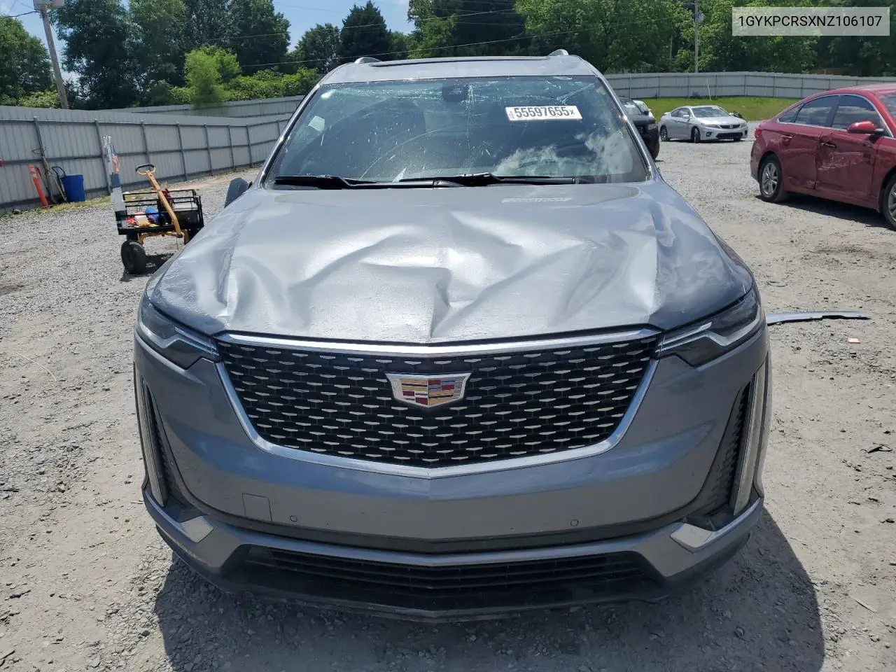 2022 Cadillac Xt6 Premium Luxury VIN: 1GYKPCRSXNZ106107 Lot: 55597655